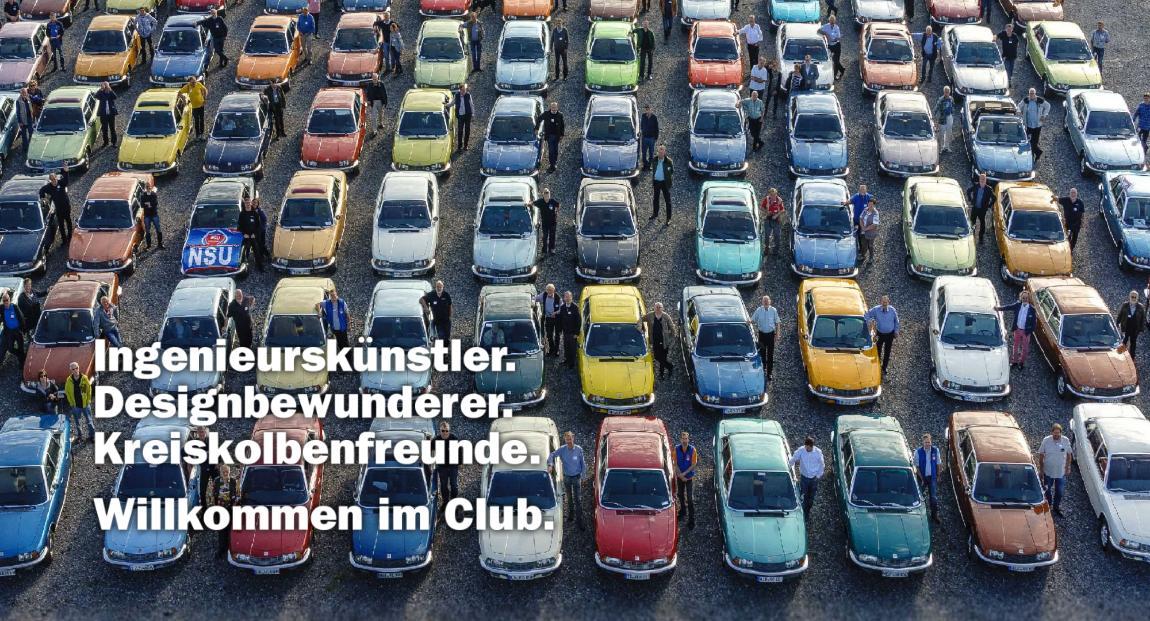 Ingenieurskünstler, Designbewunderer, Kreiskolbenfreunde - Willkommen im Klub!