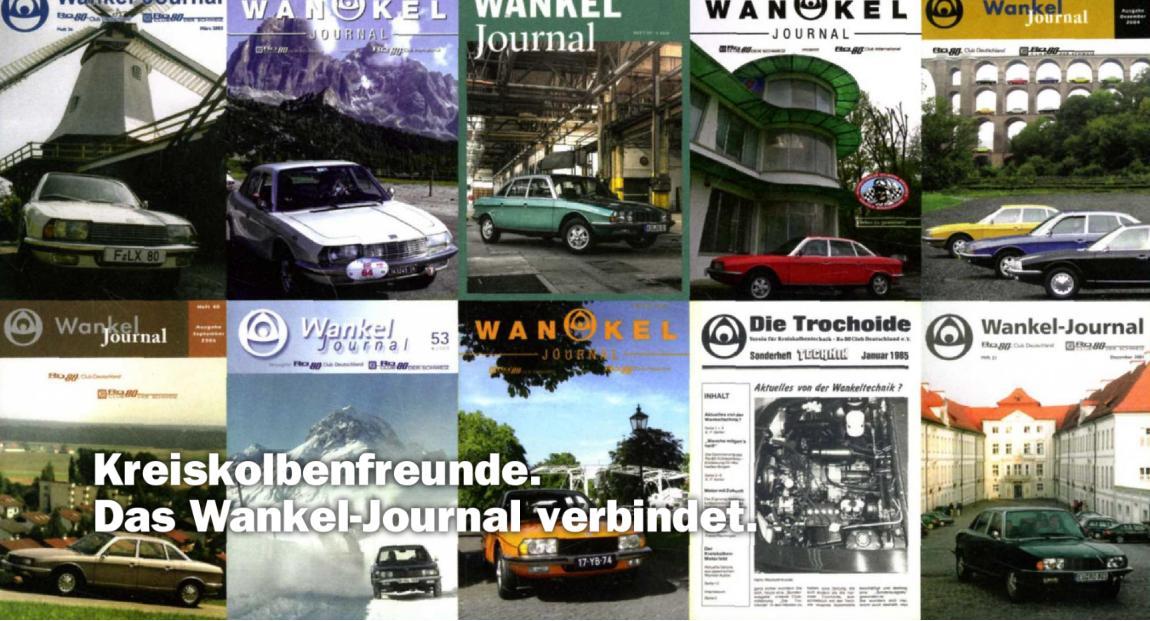 Kreiskolbenfreunde. Das Wankel-Journal verbindet.